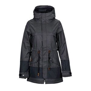 Nikita Women's Wash Stretch Denim Black Snow Jacket